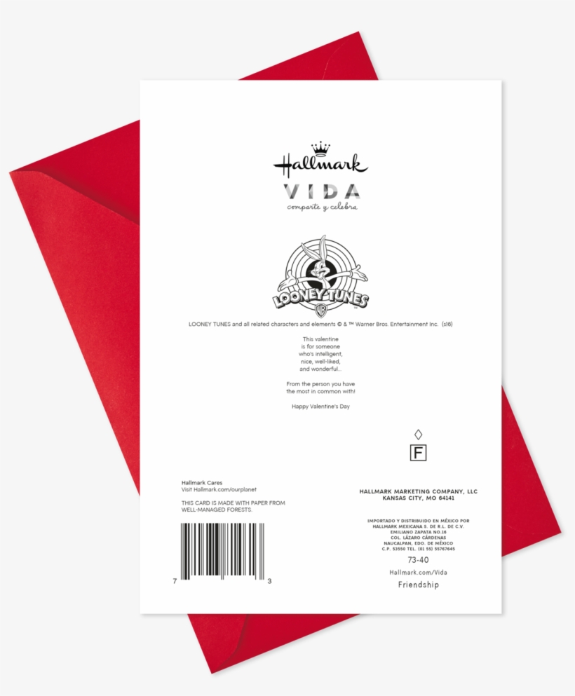 Bugs Bunny™ Spanish-language Valentine's Day - Hallmark 7th Birthday Greeting Card For Girls (tweety, transparent png #6110342