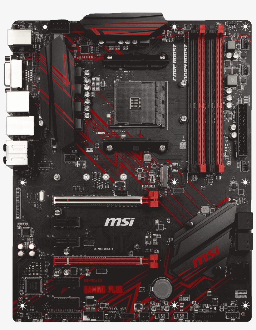 Tuning - Msi B450 Gaming Plus, transparent png #6112774