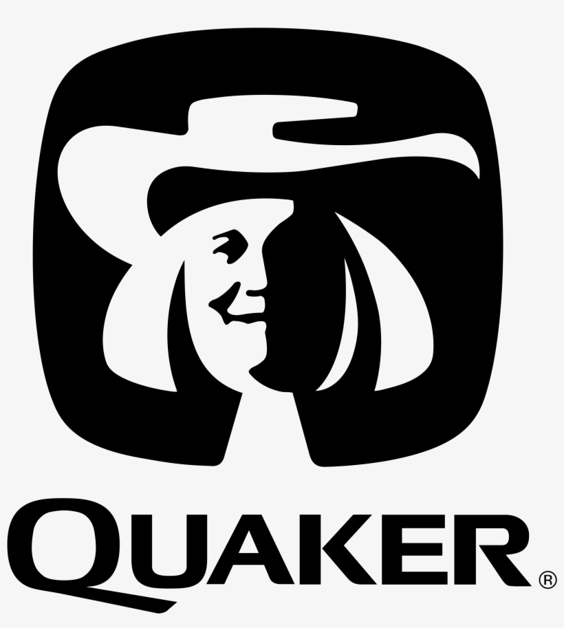 Quaker Logo Black And White, transparent png #6113159