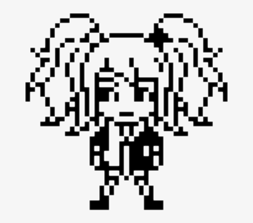 Danganronpa Junkoenoshima Pixelart Pixel - Junko Enoshima Pixel Art, transparent png #6113626