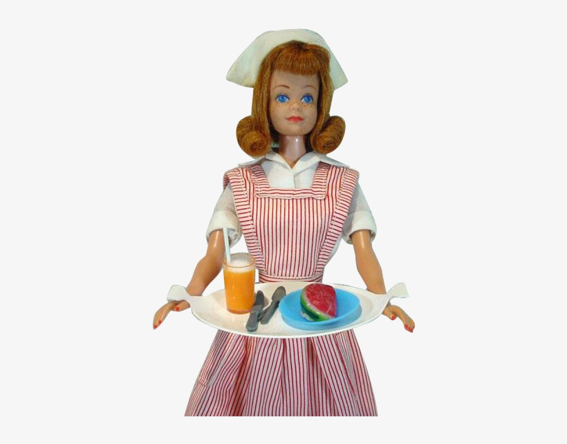 Vintage Titian Midge In Candy Striper Volunteer, Mattel - Doll, transparent png #6118380