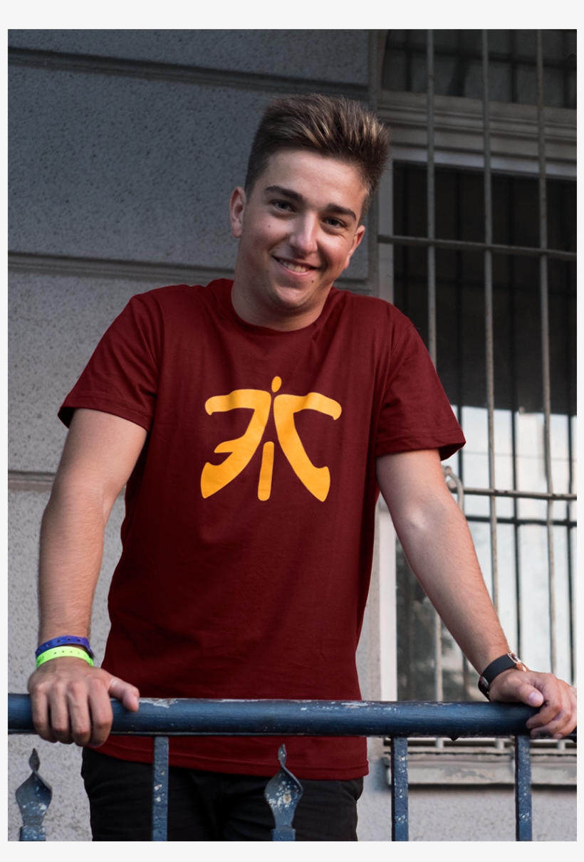Fnatic Ess Logo Tee, Dark Red, transparent png #6118505