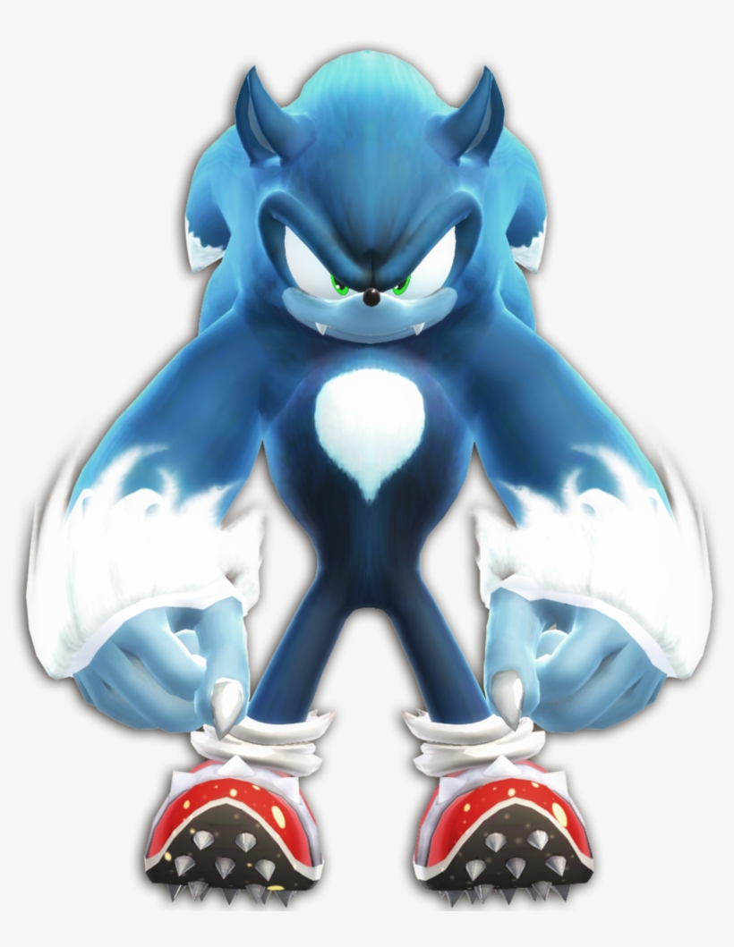 What Was Sonic Team Thinking When They Made Sonic Into - Sonic The Werehog Model, transparent png #6118640
