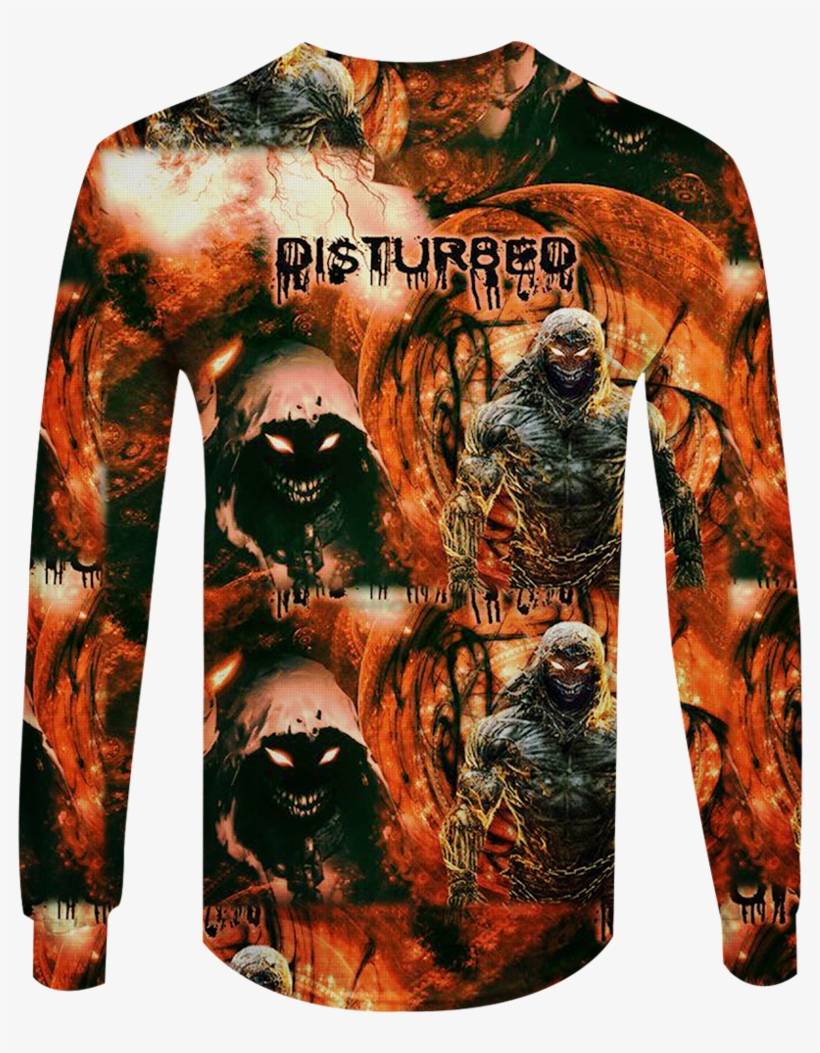 Disturbed 3d Full Printing Long Sleeve - Disturbed - Indestructible (vinyl Lp Record), transparent png #6119551