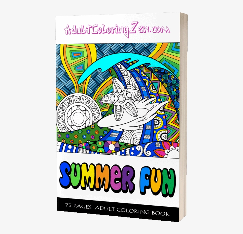 Summer Fun Coloring Book - Book, transparent png #6120070