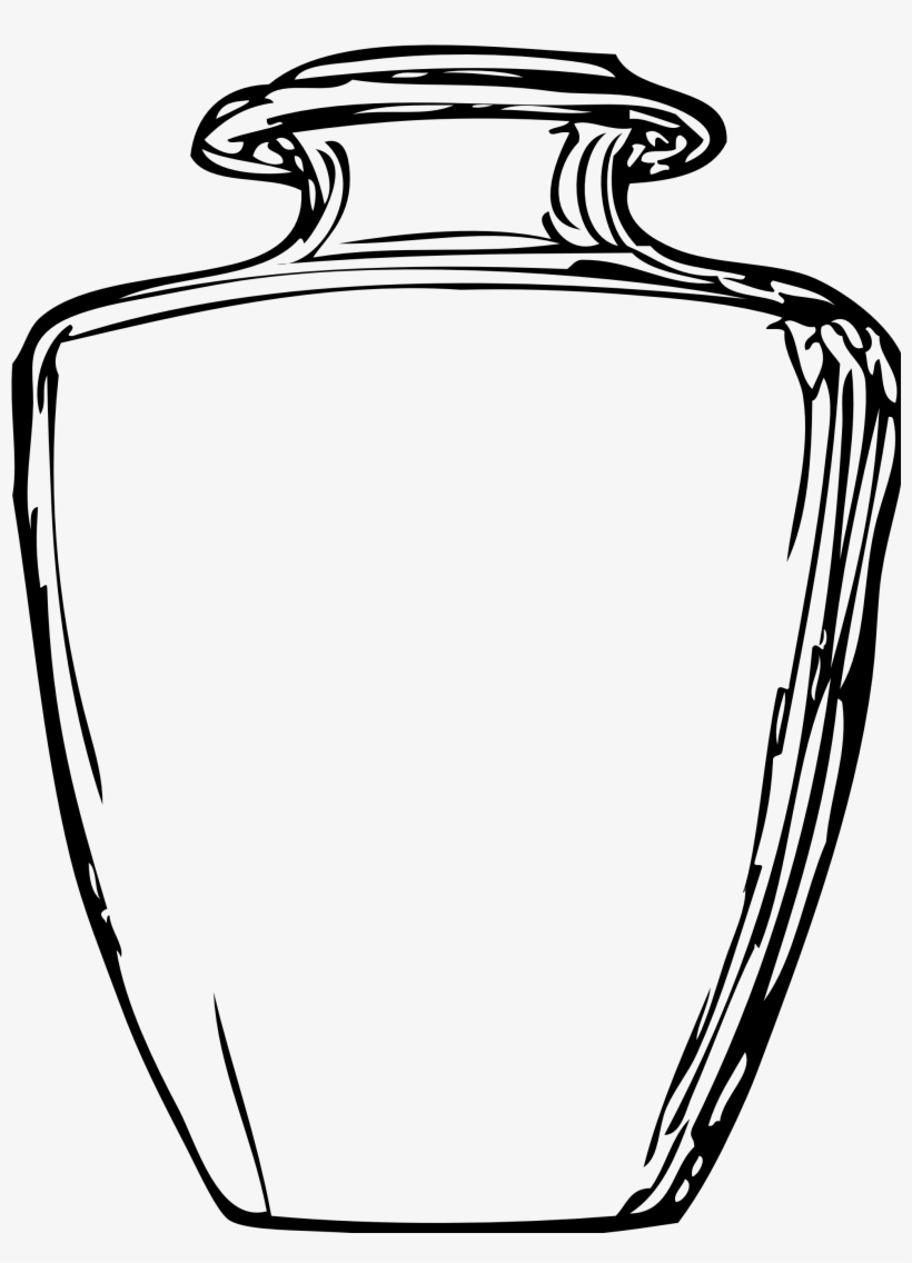 Paper Sheet Clipart Coloring Page - Coloring Picture Of Jar, transparent png #6120664