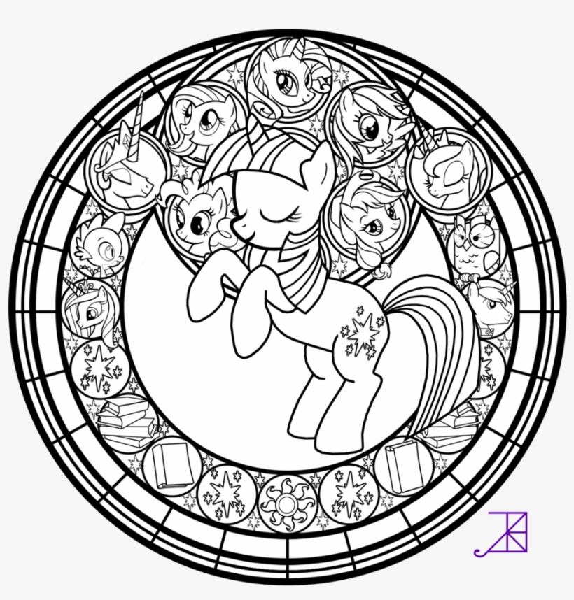 Aierbpmxt Adult Coloring Pages Stained Glass, transparent png #6121073