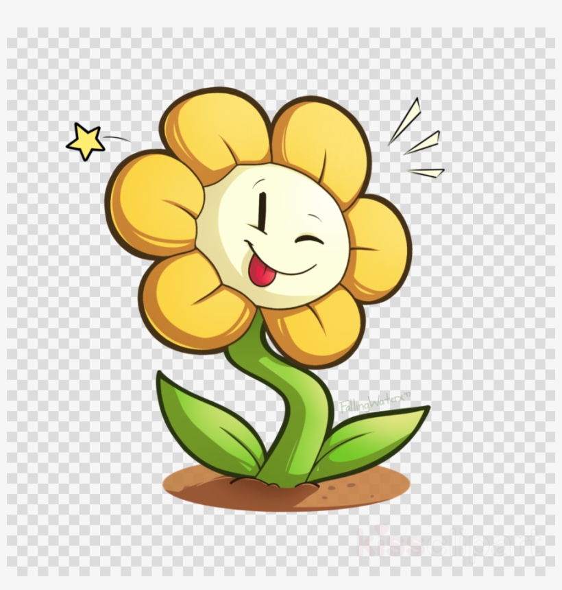 Undertale Flowey Clipart Undertale Flowey Drawing - Undertale Flowey Kawaii, transparent png #6121763