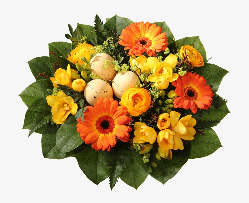 Blumenstrauß Happy Easter - Easter, transparent png #6122332