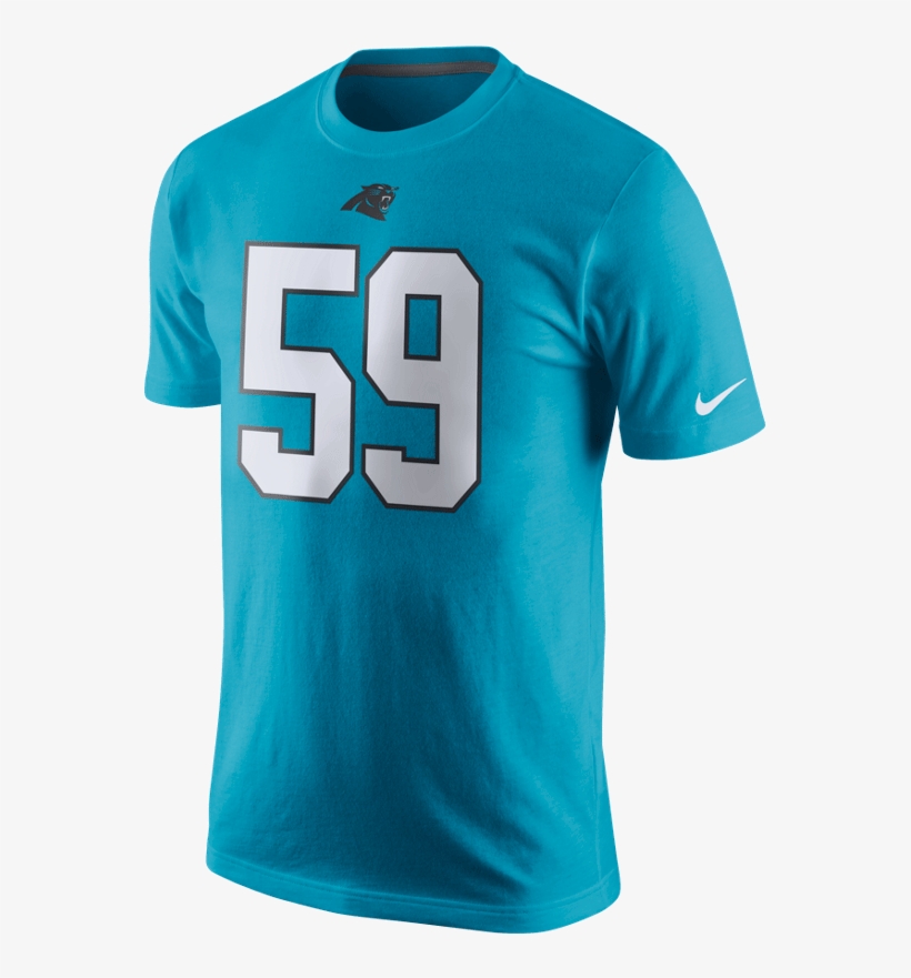 Carolina Panthers Youth Nike Blue Luke Kuechly, transparent png #6123001
