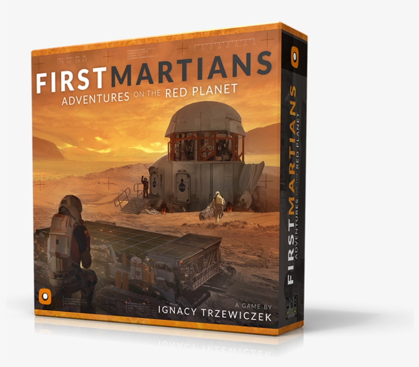 Built On The Core Of The Award-winning Robinson Crusoe - Portal Games First Martians: Adventures On The Red, transparent png #6123342