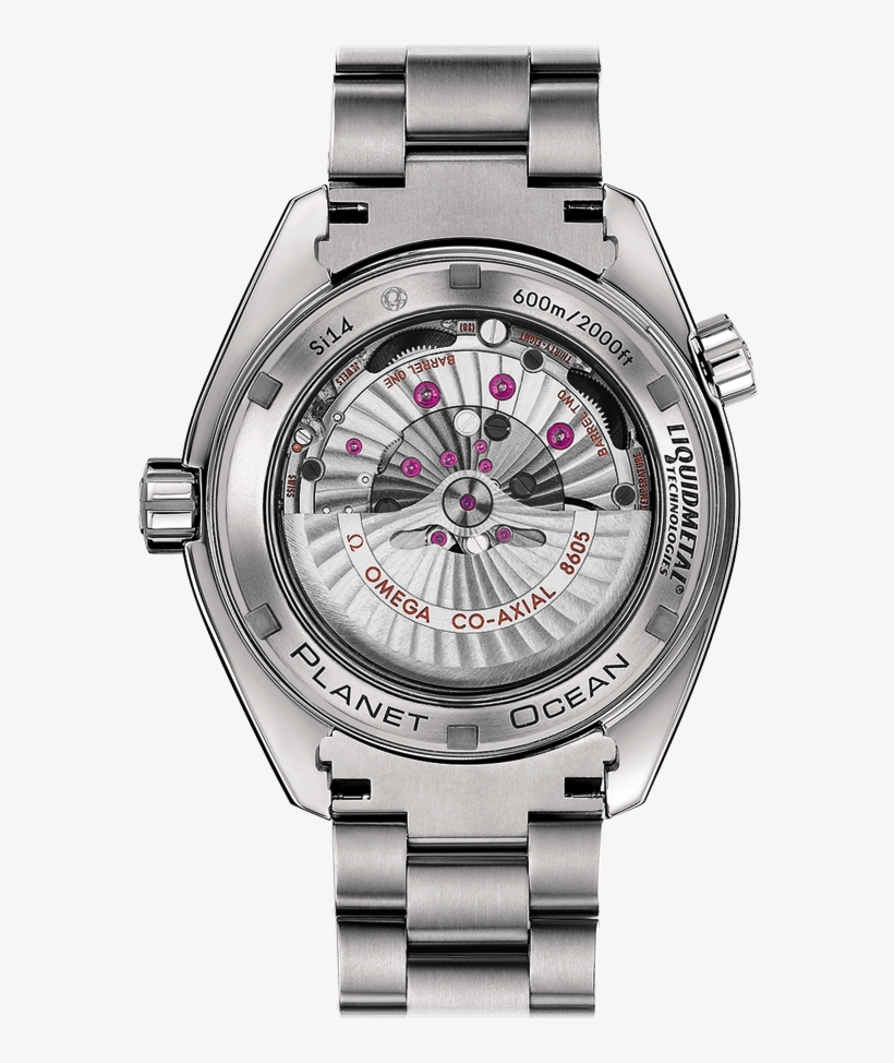 Planet Ocean 600m Omega Co-axial Gmt - Seamaster Planet Ocean 600m Co-axial Gmt, transparent png #6123575