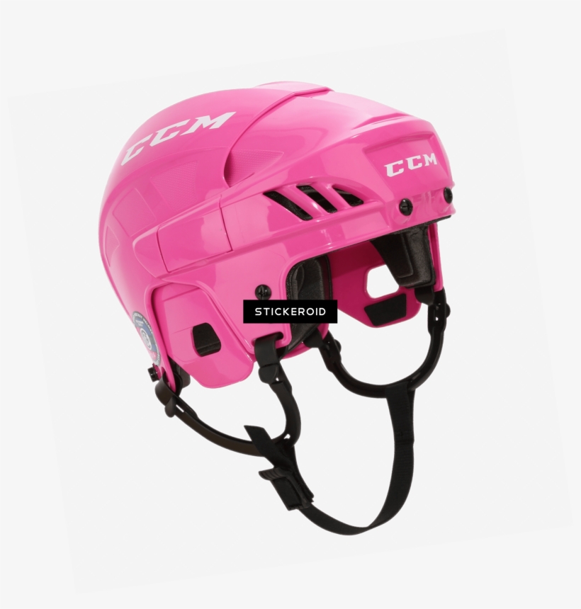 Large Viking Helmet - Black Pink White Hockey Skate, transparent png #6123811