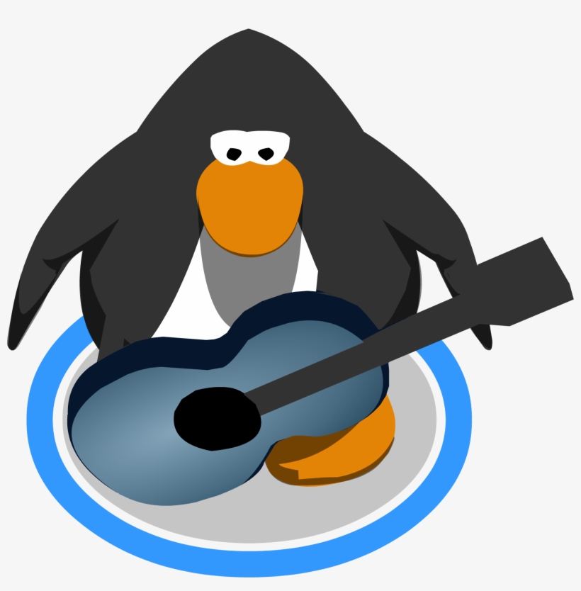 Oil Slick Guitar Ig - Club Penguin Png, transparent png #6124702