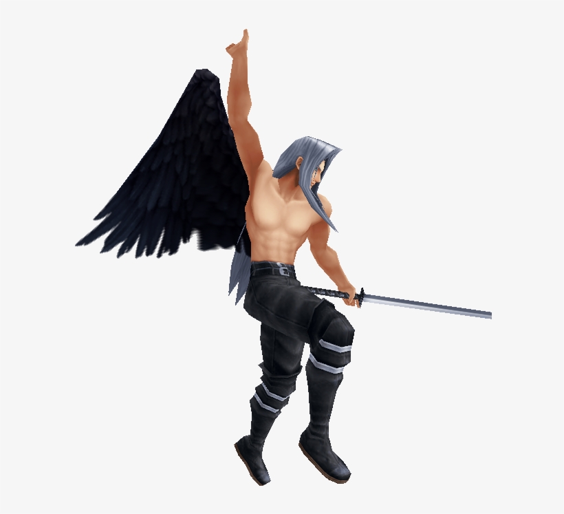 Sephirothex Alt - Sephiroth Dissidia Shirtless, transparent png #6125077