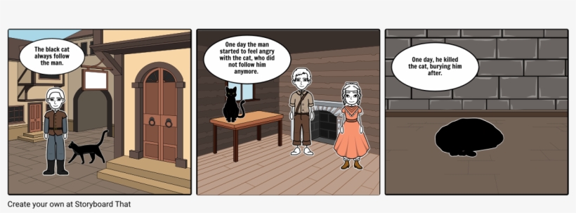 The Black Cat - Cartoon, transparent png #6125836