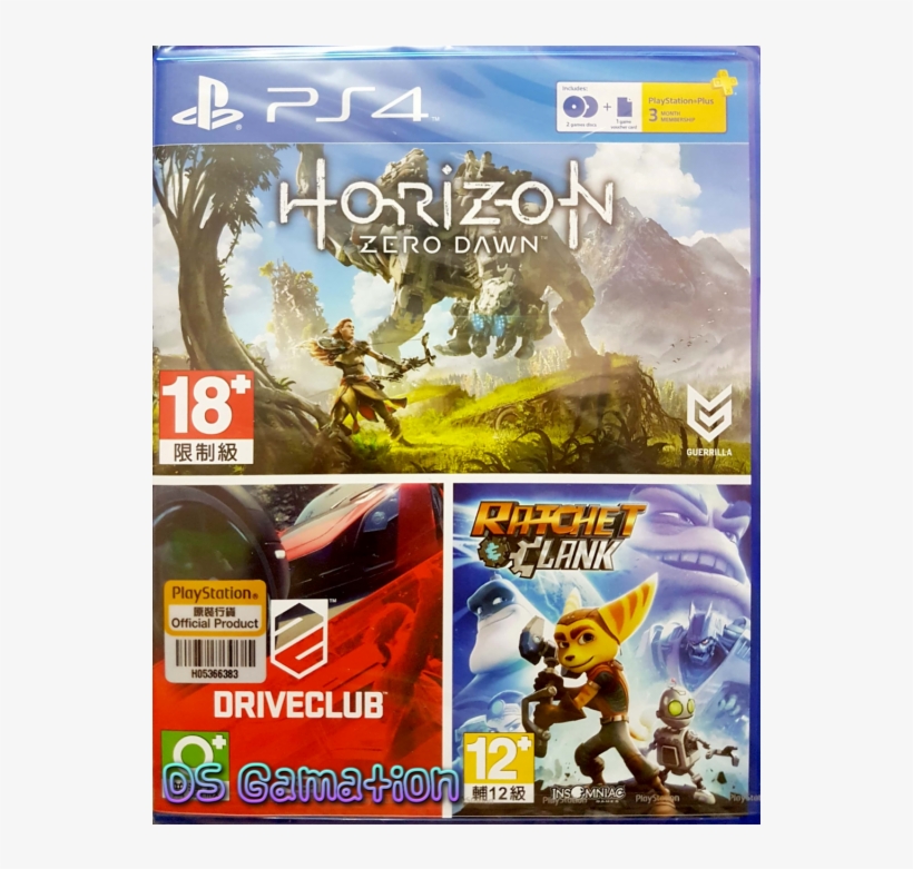 Horizon Zero Dawn Driveclub Ratchet & Clank - Horizon Zero Dawn Ratchet And Clank, transparent png #6126394