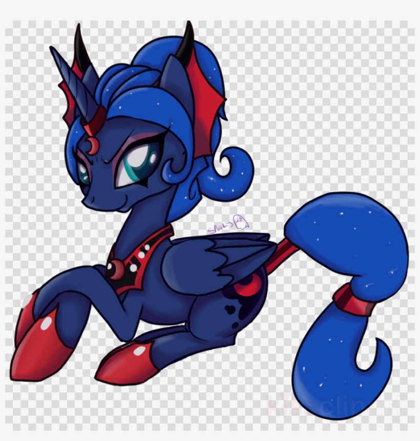 Pony Princess Luna Applejack Rainbow Dash - Nightmare Moon Fanart Not Doing Hurtful Things, transparent png #6126562