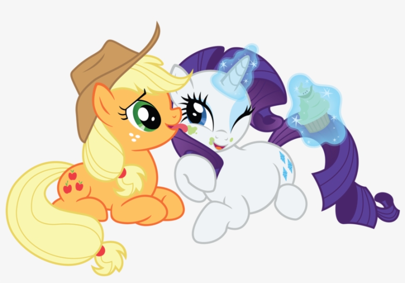 Applejack Drawing Kid Svg Black And White Download - De Applejack X Rarity, transparent png #6126611