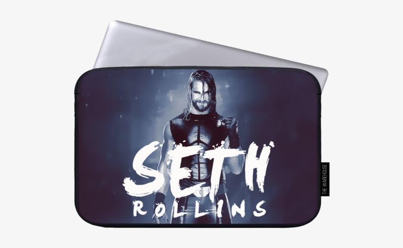 Seth Rollins Printed Laptop Sleeves - Graphic Design, transparent png #6127571