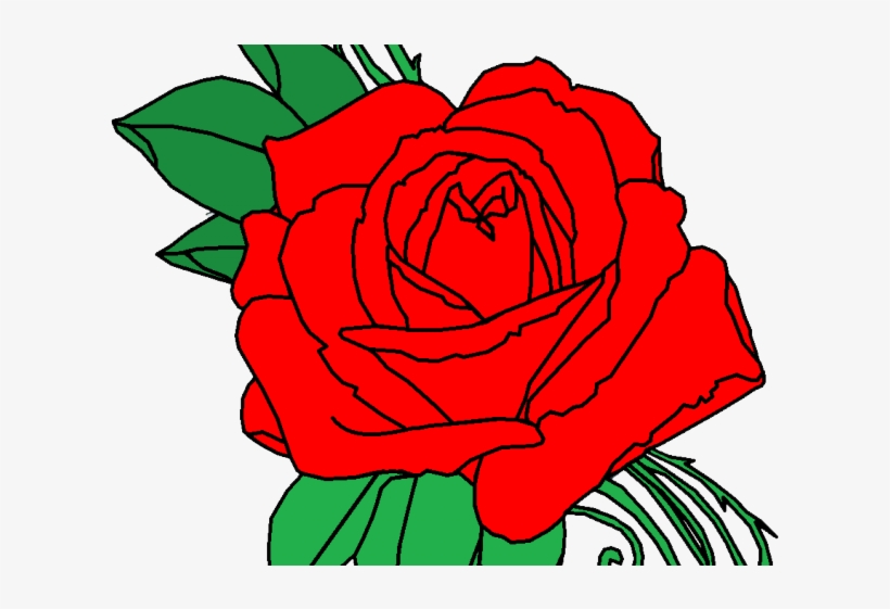 Flower Tattoo Png Transparent Images - Rose Tattoo Png, transparent png #6128831