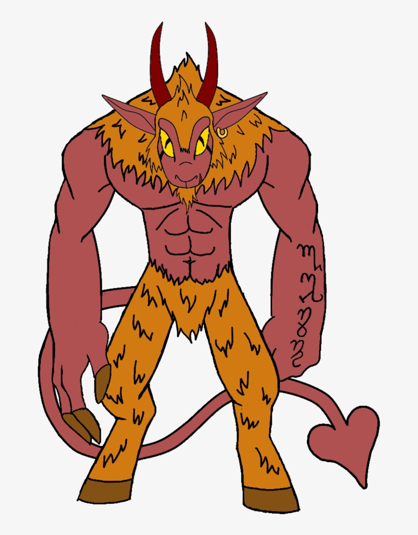 Colored Ink Goat Tattoo Design - Drawing, transparent png #6129536