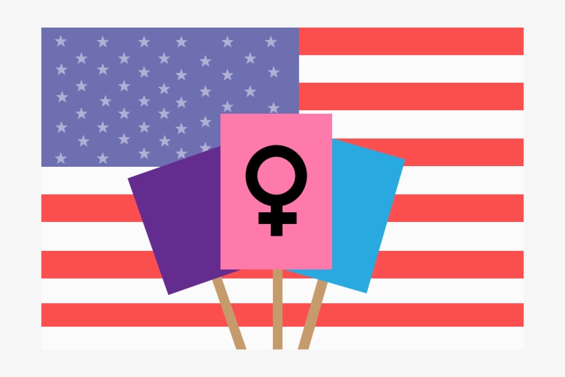 Women In Trump's America - Graphic Design, transparent png #6129825