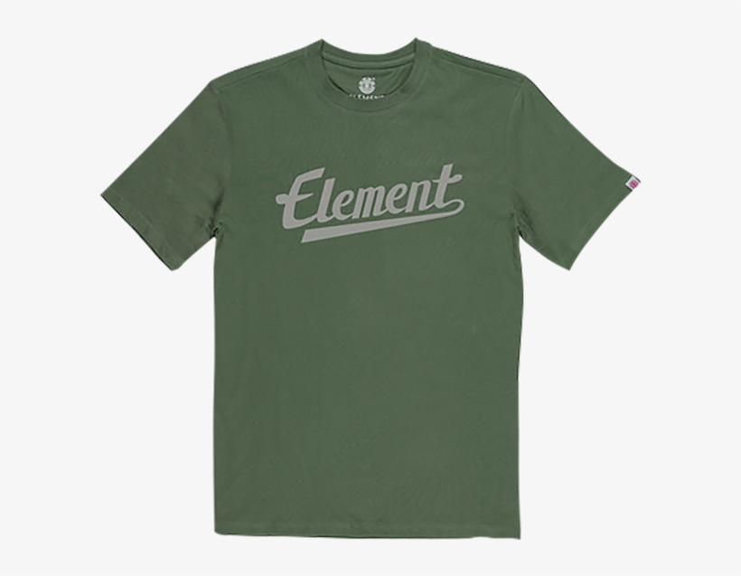 Element Script Ss Tshirt L-laurel Wreath Grn - Element Throwback Cap - Black, transparent png #6131216