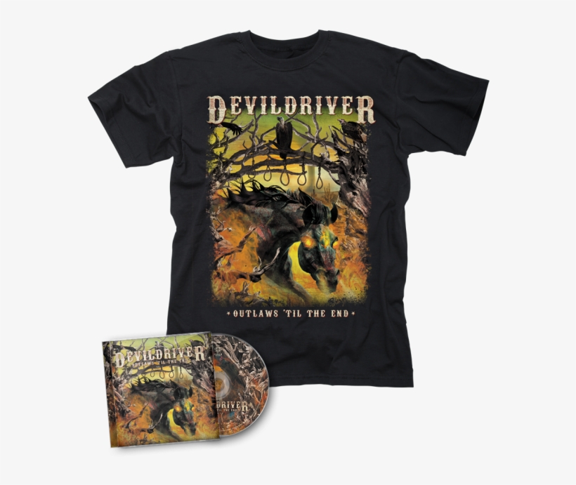 Devildriver Outlaws Till The End T Shirt, transparent png #6131595
