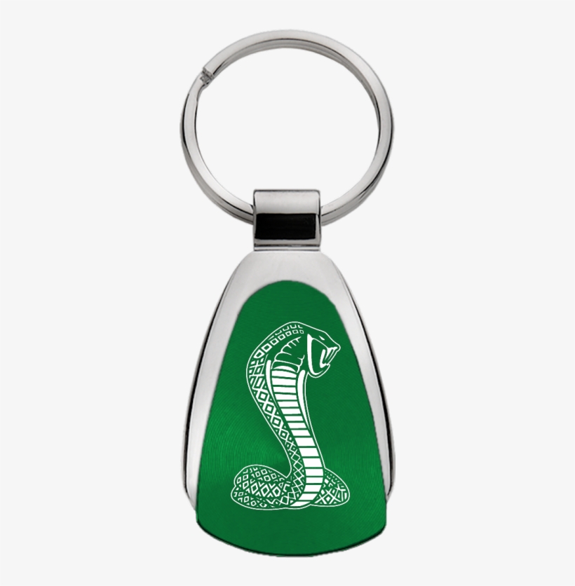 Au-tomotive Gold Cobra Green Teardrop Key Fob, transparent png #6132165
