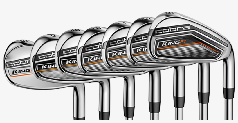 Cobra F7 - Cobra King F7 Golf Irons, transparent png #6132363
