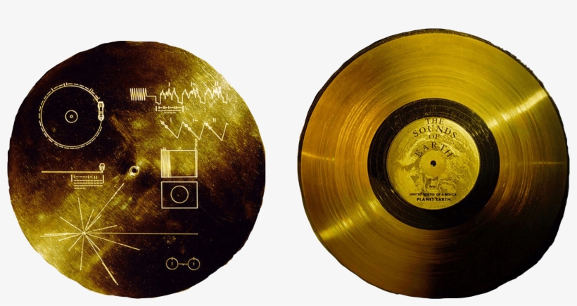 Our Human Legacy The Golden Record On The Voyager Space - Voyager Golden Record Png, transparent png #6132371