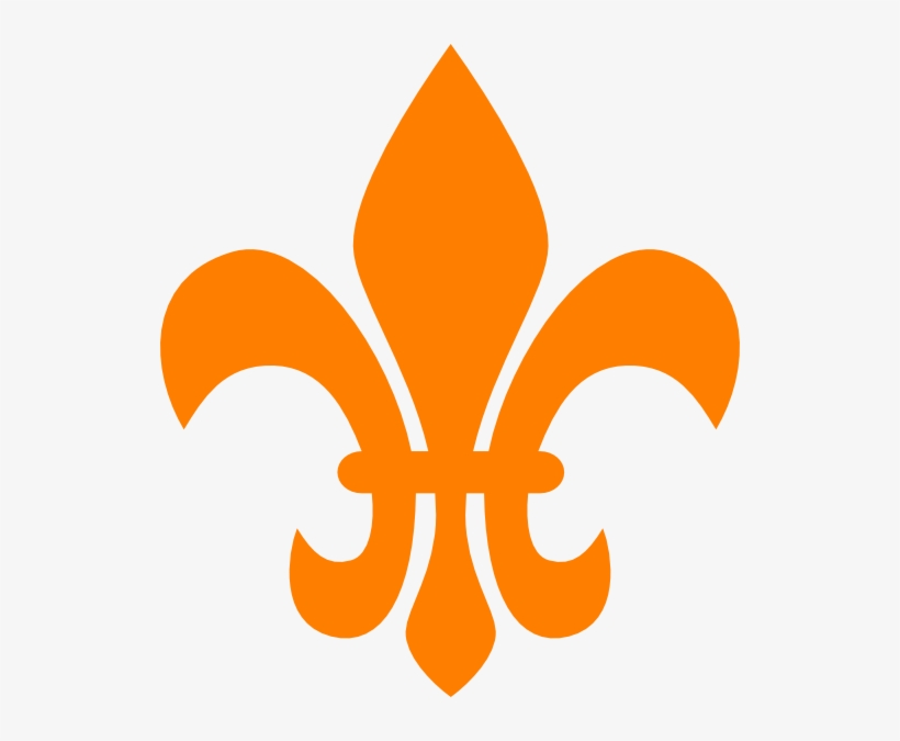 New Orleans Saints Outline Vector Images Gallery - Gold Fleur De Lis Png, transparent png #6132490