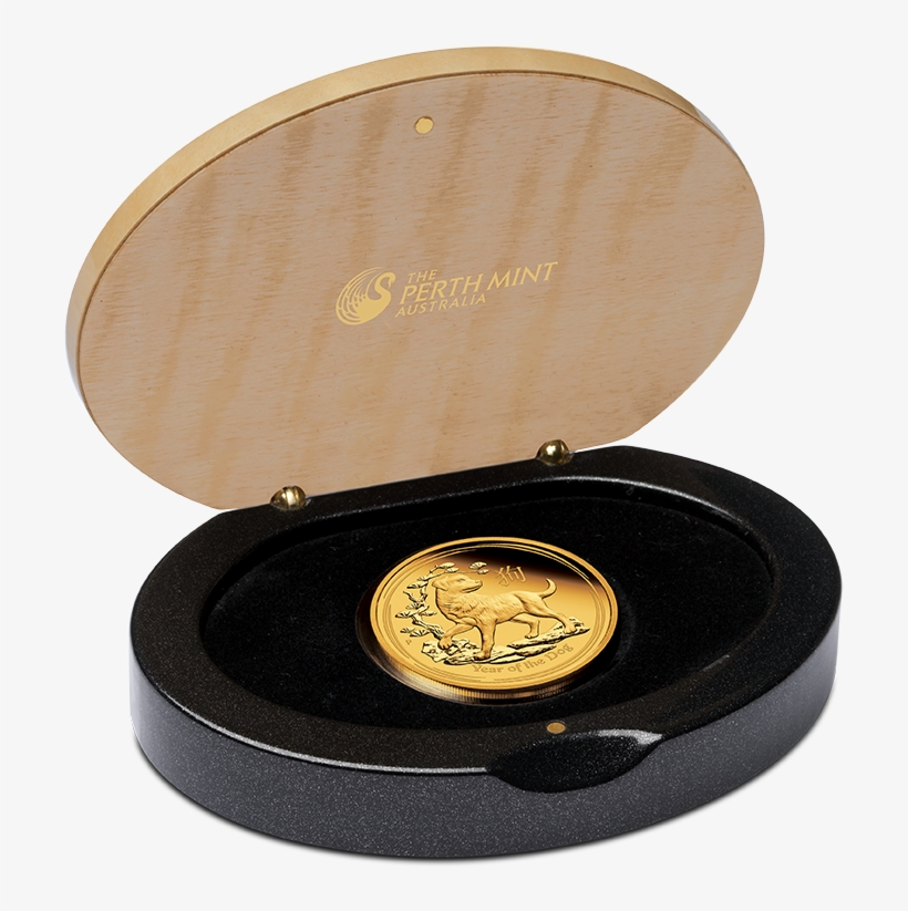 2018 Year Of The Dog 1/4oz Gold Proof - Dragon High Relief Gold, transparent png #6132686