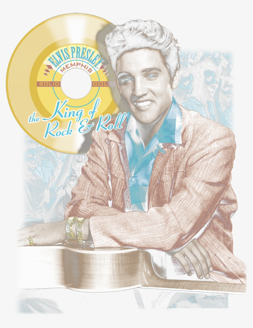 Elvis Presley Gold Record Youth Hoodie - Elvis Presley, transparent png #6132690