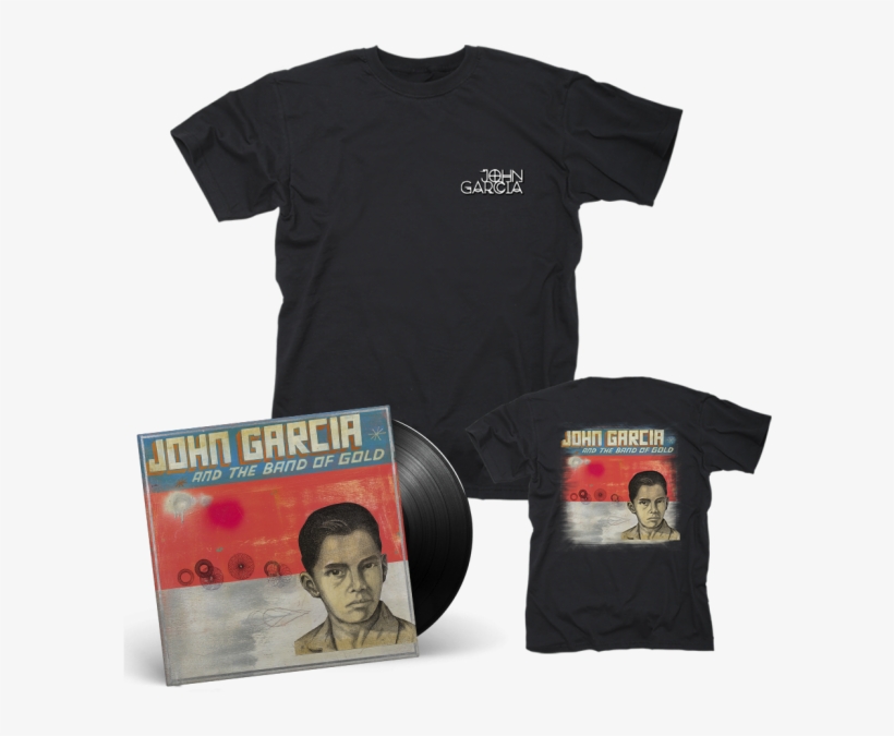 John Garcia And The Band Of Gold / Black Lp T- Shirt - John Garcia And The Band Of Gold, transparent png #6132774