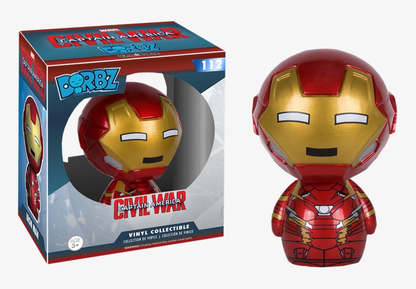 Funko Dorbz Captain America - Funko Dorbz Iron Man, transparent png #6133542