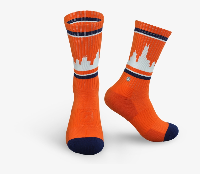 Chicago - Chicago - Chicago - Chicago - Chicago Skyline Socks, transparent png #6135301
