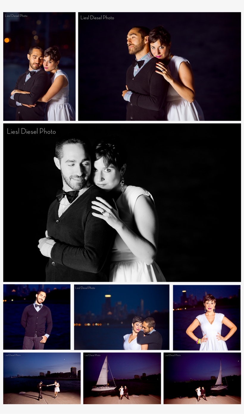 Lake Michigan Night Portraits Chicago Skyline, transparent png #6135800