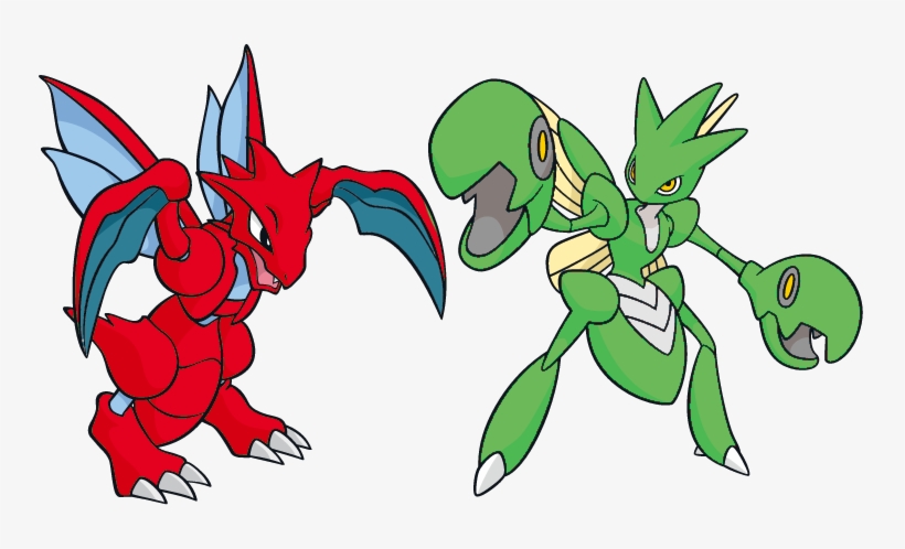 Scyther And Scizor Except Their - Scizor Dream World, transparent png #6136318