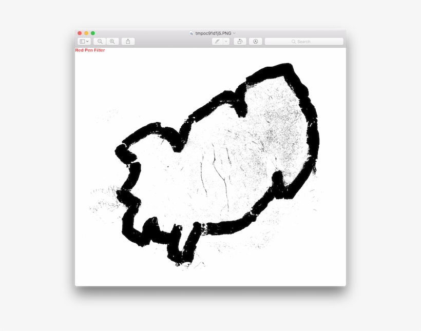 Original Slide, Red Pen Filter - Red, transparent png #6136747