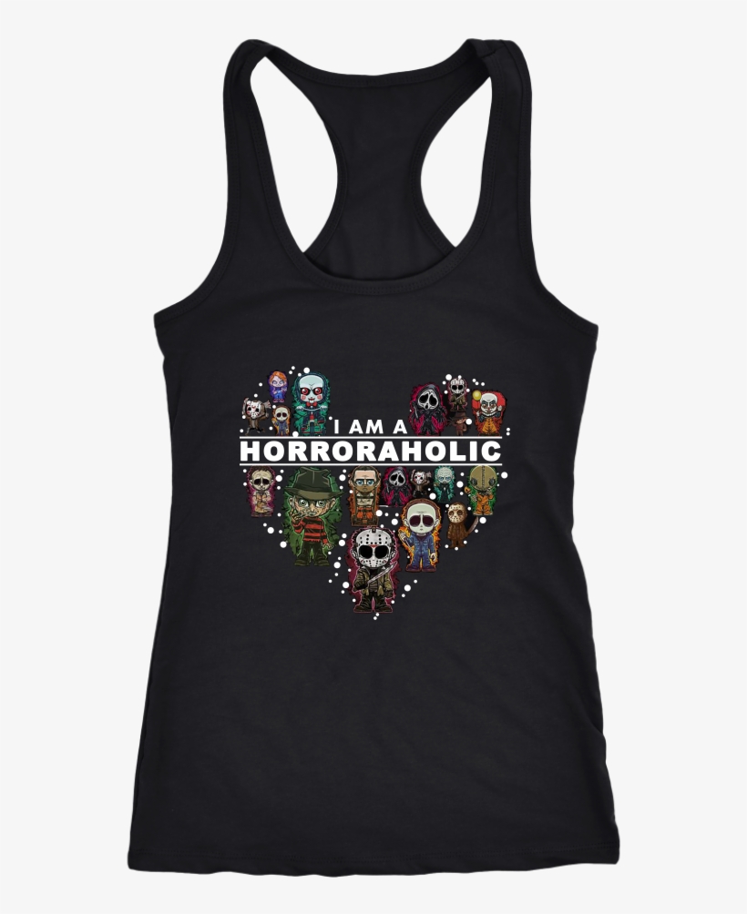 I'm A Horroraholic Pennywise Leatherface Jason Voorhees - Cute Class Of 2019 Shirts, transparent png #6137629