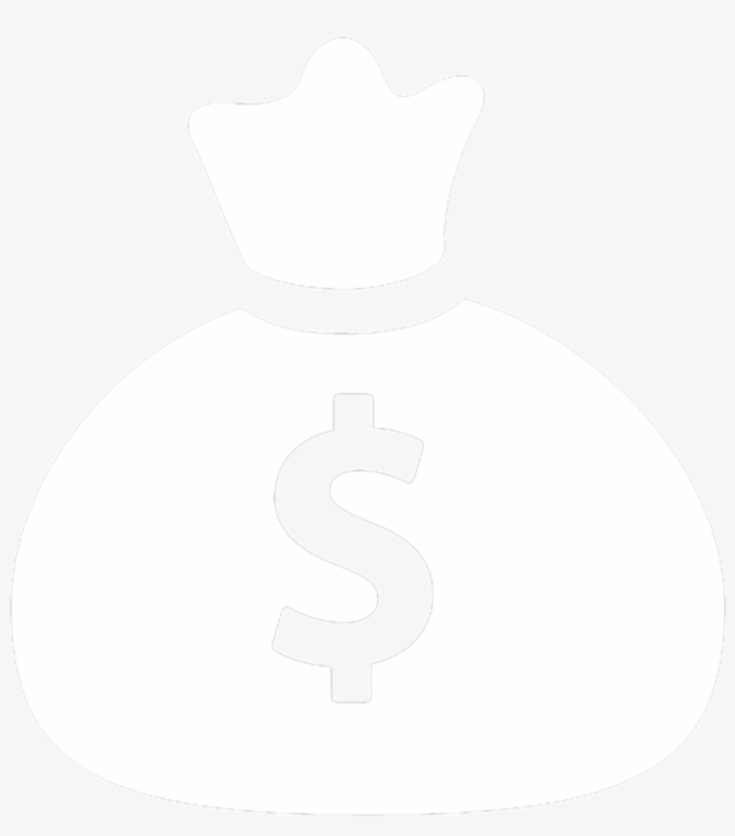 Save Big Money On Your Purchase - White Money Bag Png, transparent png #6138276