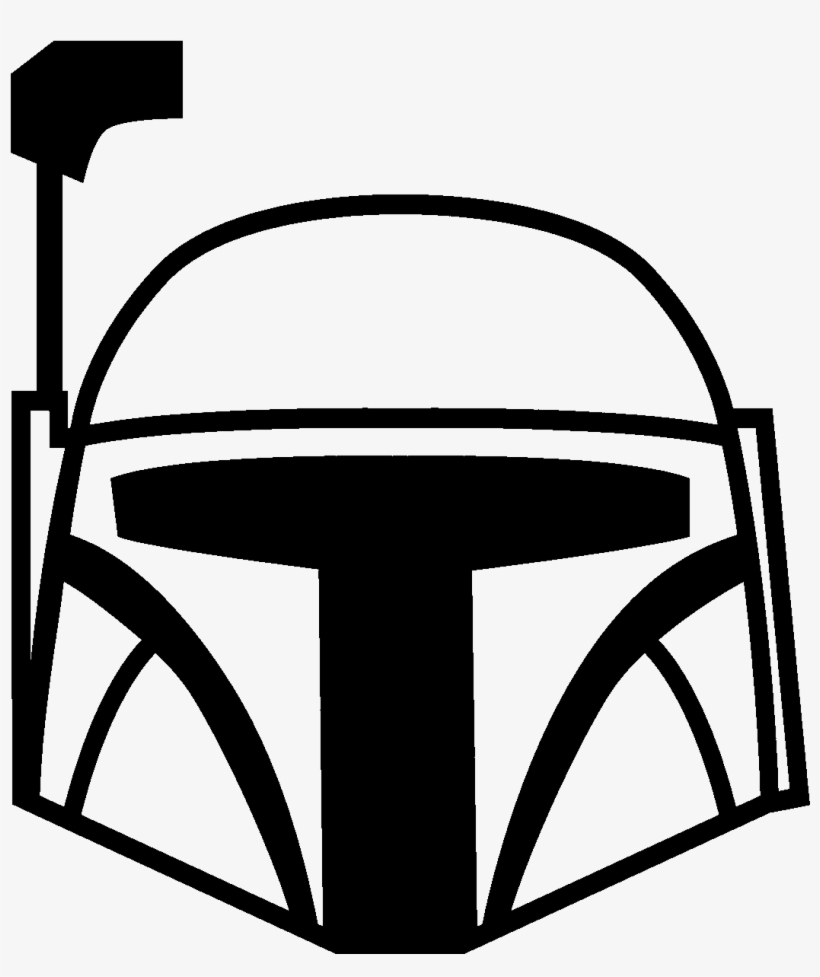 Sticker Tete De Robot Ipad Ambiance Sticker Mac Ipadbobafett, transparent png #6139985
