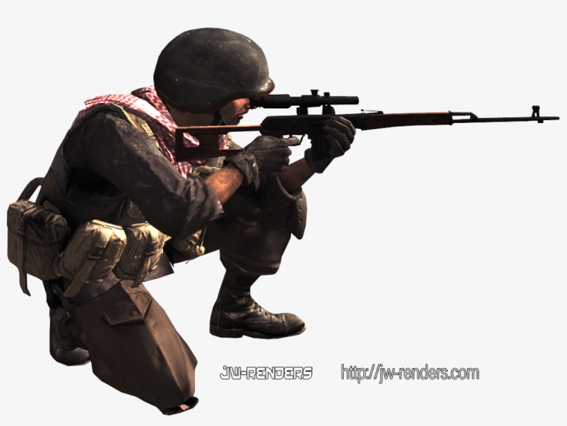 Call Of Duty Ghosts Sniper Png For Kids - Call Of Duty 4 Opfor, transparent png #6139989