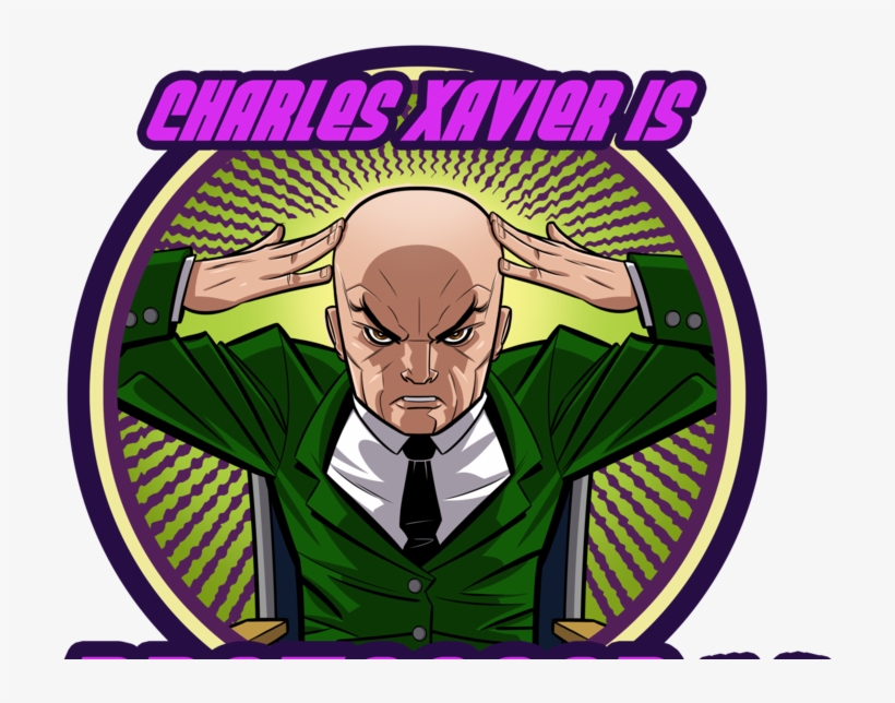 Professor X Vintage Character 70s Retro Xmen Comics - Professor X, transparent png #6140398