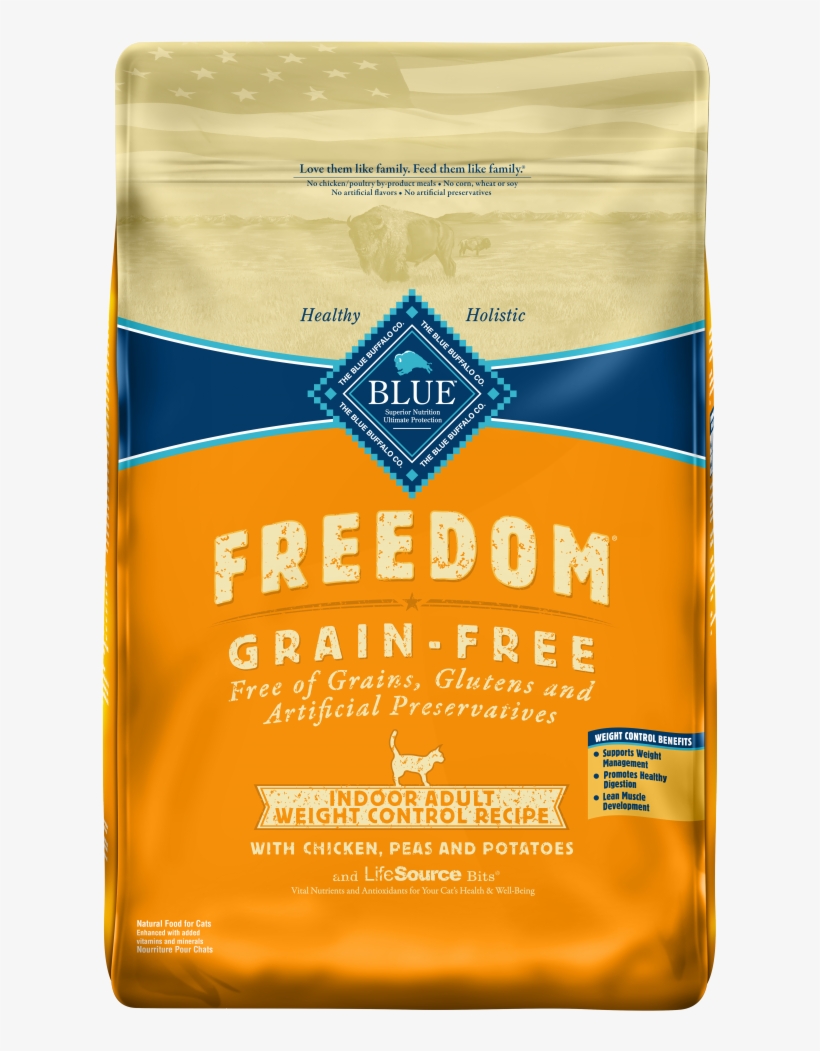 Blue Buffalo Freedom Grain Free Indoor Weight Control - Blue Buffalo Freedom, transparent png #6142261