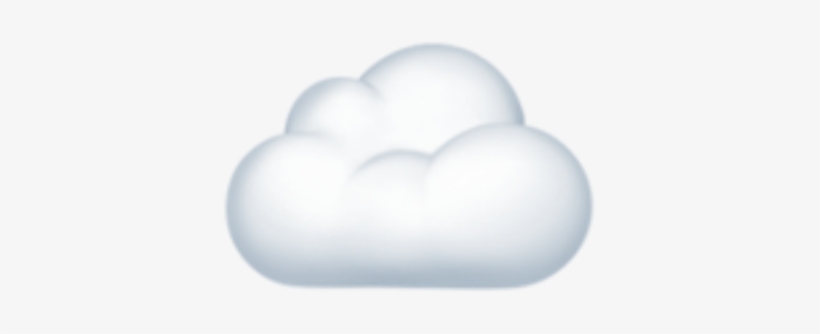 Emoji Iphone Cloud Cloudemoji Iphoneemoji - Illustration, transparent png #6142402