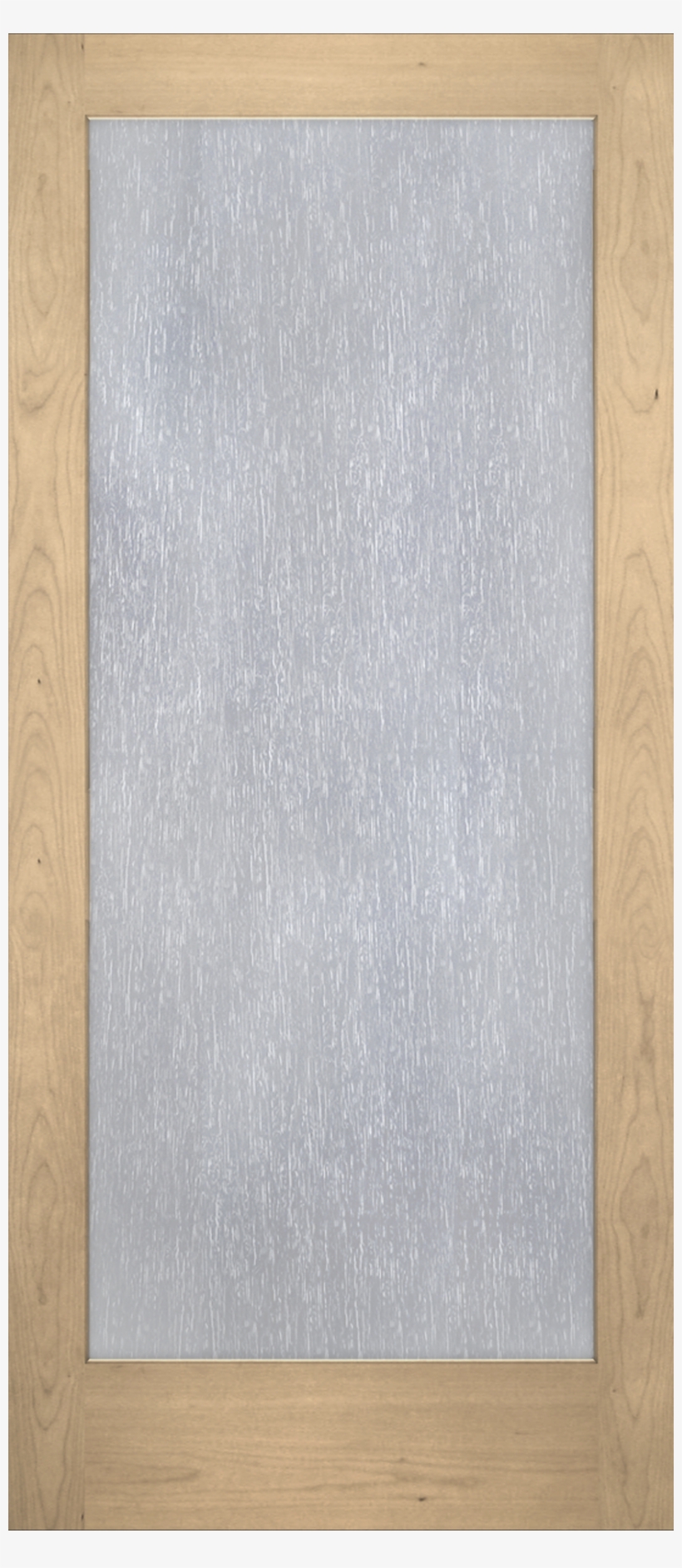 Authentic Wood Glass Panel Interior Door - Wood, transparent png #6142528