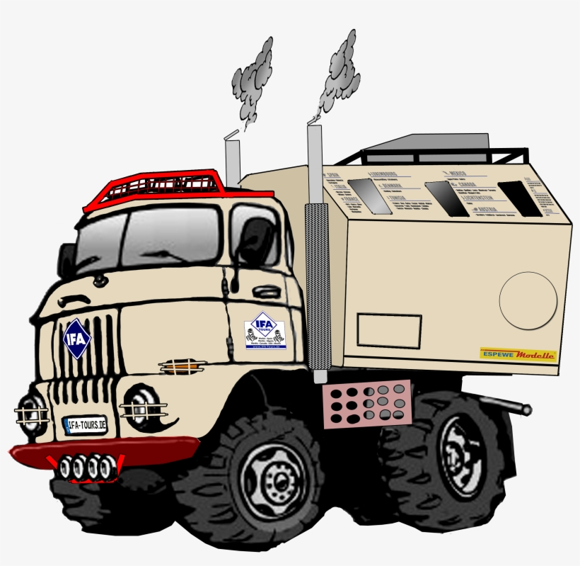 Trucking Vector Box Truck Clip Art Royalty Free Stock - Ifa Tours, transparent png #6143047